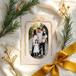 Chicen Julblocket Arch-foto för  Merry Script Eleg Julkort