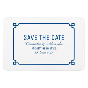 Chicen Lapis Blue Deco Spara datum Magnet