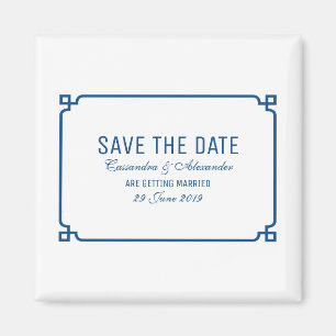 Chicen Lapis Blue Deco Spara datum Magnet