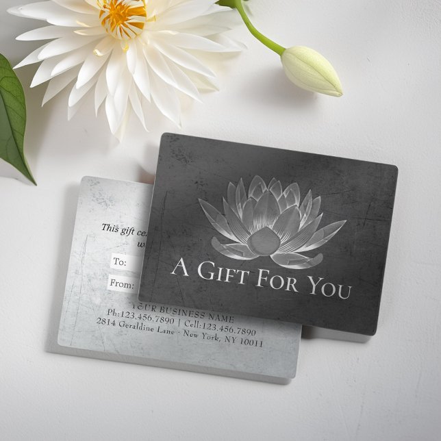 CHICEN Lotus för YOGA Studio Instructor Gift Certi Rabattkort (Skapare uppladdad)