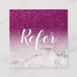 Chicen MarLED och Lila Glitter Ombre Glam Rabattkort