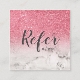 Chicen MarLED och Rosa Glitter Ombre Glam Rabattkort
