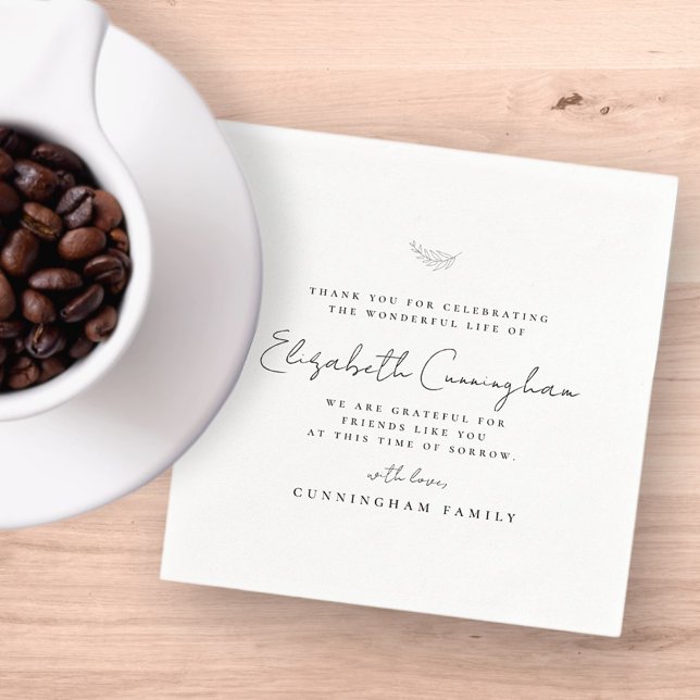 Chicen Modern enkel Elegant för minnesfunktionalit Pappersservett (Skapare uppladdad)