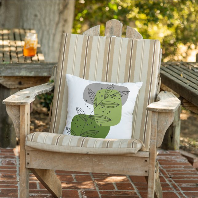 Chicen Modern Trendig Abstrakt blommigt Boho Kudde (Stol)