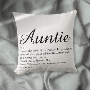 Chicen Moster Auntie Definition Black and White Kudde