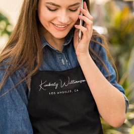 Chicen Namnteckning svart skript Salon