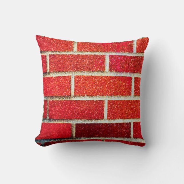 Chicen Red Brick & Glitter Julfest Modern Glam Kudde (Framsida)