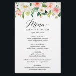 Chicen  Rosa Vit Blommigt i bröllop Middag Menu<br><div class="desc">Rosa Vit Blommigt Bröllop Middag Menu. Om du vill göra ytterligare anpassningar klickar du på länken "anpassa ytterligare" och användor verktyg som är utformat för att ändra mallen. Kontakta mig om du behöver hjälp eller matchande artiklar.</div>