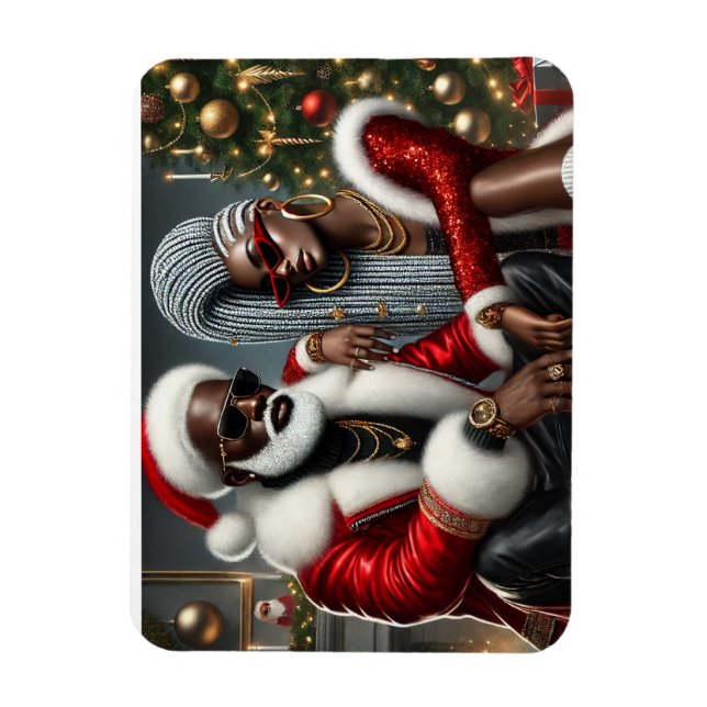 Chicen Santa Magnet (Vertikal)