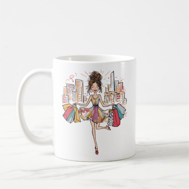 Chicen ShopaholGirl Kaffemugg (Vänster)