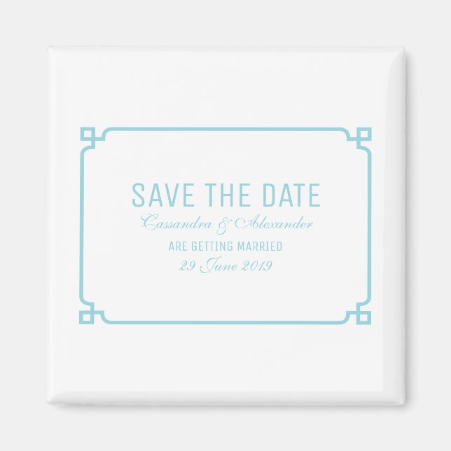 Chicen Spara datum för Aqua Paradise Deco Magnet (Framsidan)