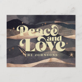 Chicen Starry Night Winter Himlar Modern Elegant Helg Vykort