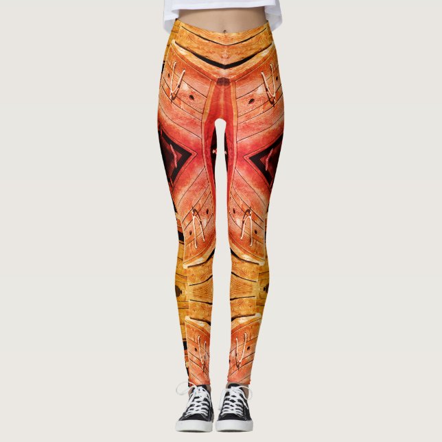 Chicen Sublicme Grunge Modern Trendig Leggings (Framsida)