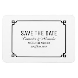 Chicen Svart deka Spara datum Magnet