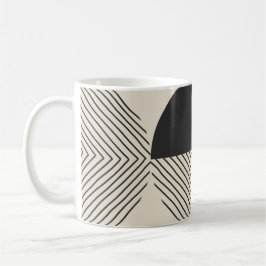 chicen 🖤 Svartvitt: Eleganten Polka Mugg