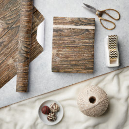 Chicen Wood look Woodworkers Rustic Presentpapper