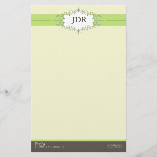 Chicens deco Liming Customized Stationery Brevpapper (Framsida)