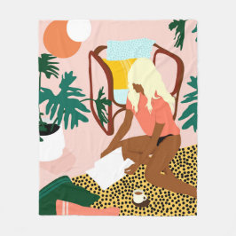 Chicens läshörn fleecefilt