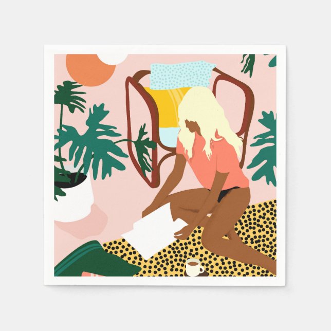 Chicens läshörn pappersservett (Framsidan)