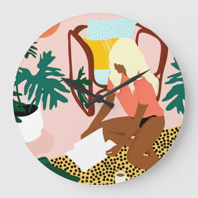 Chicens läshörn stor klocka (Framsida)