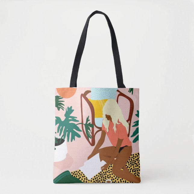 Chicens läshörn tygkasse (Framsida)