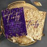 Chicens Lila 40:e födelsedagsinbjudan Inbjudningar<br><div class="desc">Fantastisk 40:e födelsedagsinbjudan med gnistor från guld och guld dekoration Dessa Inbjudan är lätta att använda och anpassa och mallen är så vacker att skriva ut eller ladda ned.</div>