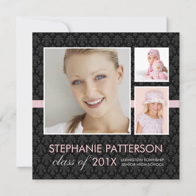 Chicens livstid 3 Meddelande om foto Studenten Inbjudningar (Framsida)