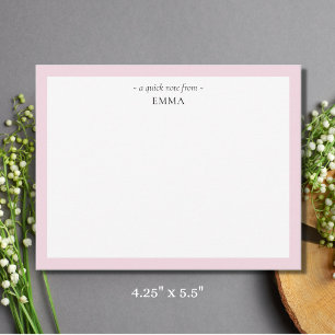 Chicens moderna anteckningskort "A Quick Note from