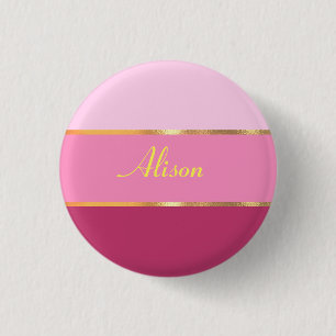 chicens moderna rosa guld Namn Knapp