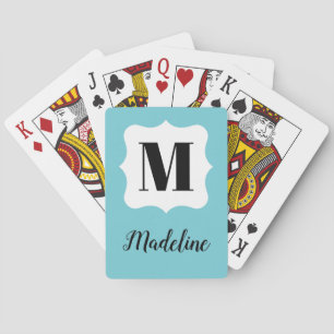 Chicens monogramkort är en underbar gåva! casinokort
