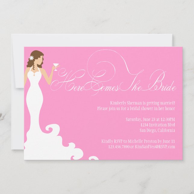 Chicens Rosa här kommer från skjortan Inbjudan (Framsida)