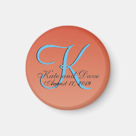 Chicens unika röda Orange Magnet