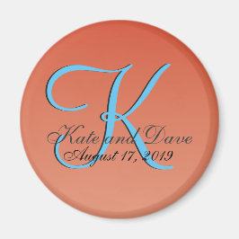 Chicens unika röda Orange Magnet