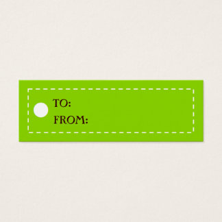 CHICEST GIFT-MÄRKRE - Anpassad Litet Visitkort