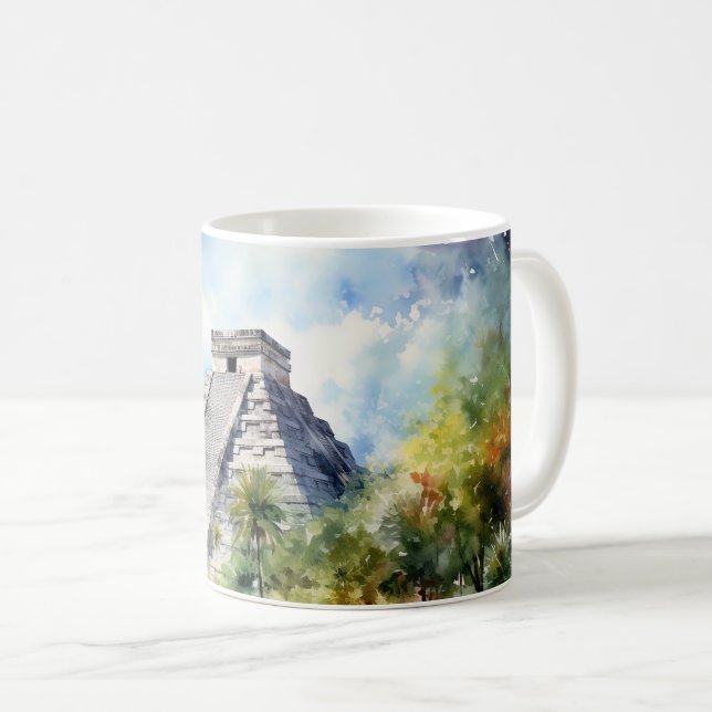 Chichen Itza Kaffemugg (Framsida höger)