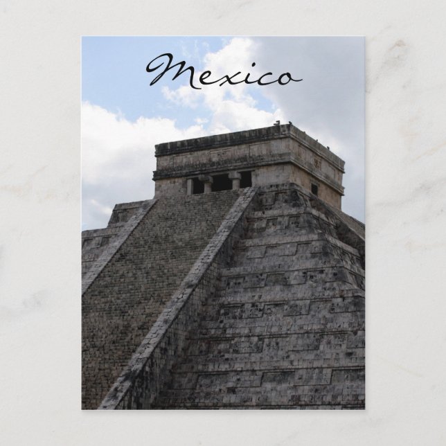 chichen itza mex vykort (Framsida)