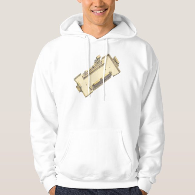 Chichen Itza Mexico. Mesoamerican match Sweatshirt (Framsida)