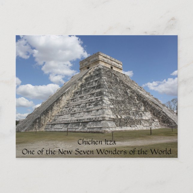 Chichen Itza Mexico Postcard Vykort (Framsida)
