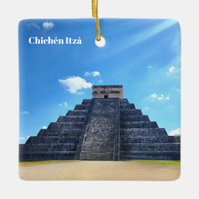 Chichén Itzá Mexico Souvenir Ornament (Framsida)