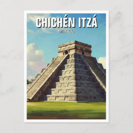Chichen Itza Mexico Travel Beach Vykort