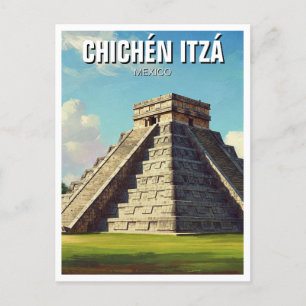 Chichen Itza Mexico Travel Beach Vykort
