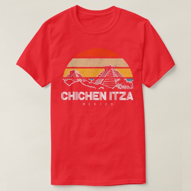 Chichen Itza Mexico Vacation T Shirt (Design framsida)