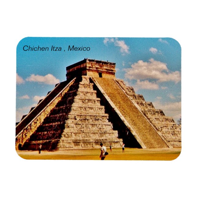 Chichen Itza, Mexiko Magnet (Horisontell)