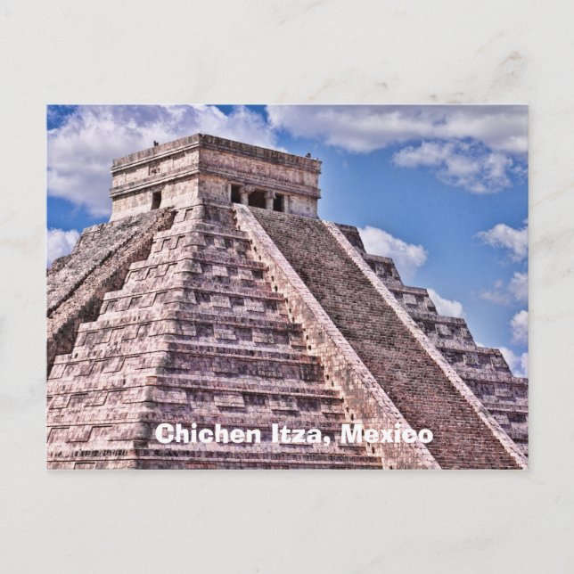Chichen Itza, Mexiko Postcard Vykort (Framsida)