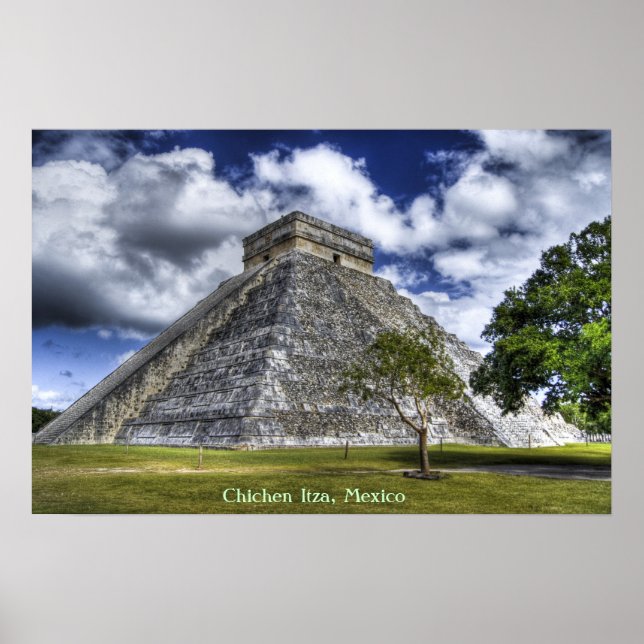 Chichen Itza, Mexiko Poster (Framsidan)