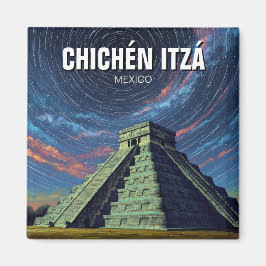 Chichen Itza Mexiko Travel Nattstars Magnet