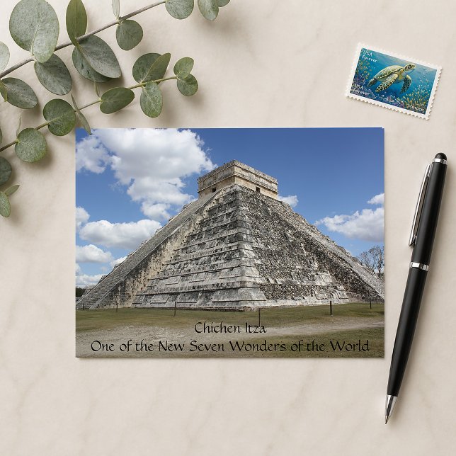 Chichen Itza Mexiko vykort (Chichen Itza Mexico Postcard)