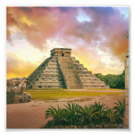 Chichen Itza Photo Utvidgning Fototryck