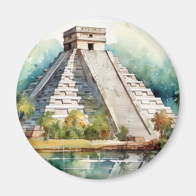 Chichen Itza, stretched Magnet (Framsidan)