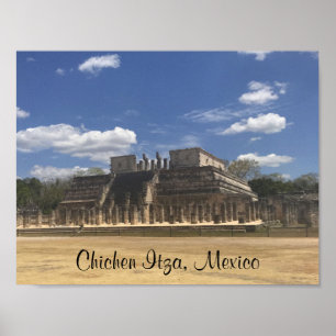 Chichen Itza Temple från Warriors #3 Poster
